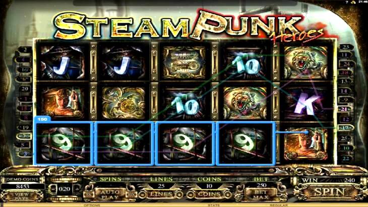 Steampunk Heroes Slot Machine